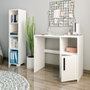 Hanah Home Escritorio y Estantería de Estudio - Blanco