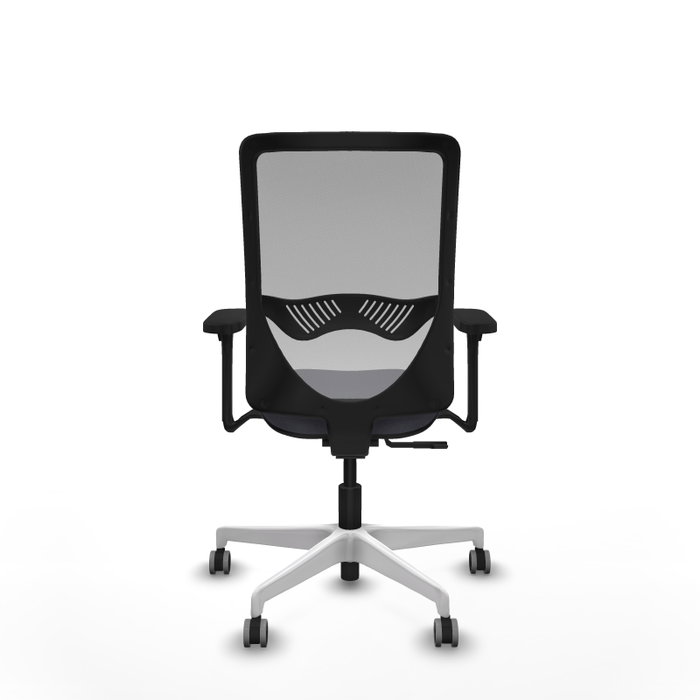 PIQUERAS Y CRESPO Silla de oficina Zulema con mecanismo Sincro, brazos 3D y malla gris PIQUERAS Y CRESPO Silla de oficina Zulema con mecanismo Sincro, brazos 3D y malla gris