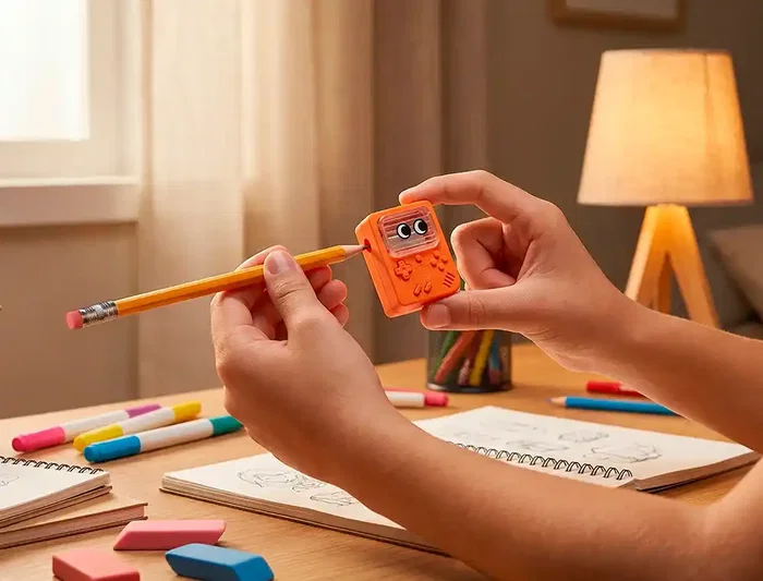 Imaginovo Goma de Borrar Consola con Sacapuntas Colores Surtidos Imaginovo Goma de Borrar Consola con Sacapuntas Colores Surtidos