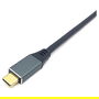 EQUIP Adaptador USB-C a HDMI 4K 60Hz 3m Negro Gris