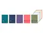 Oxford 8 live&go Cuaderno espiral DIN A4+ 160 hojas cuadro 5 mm colores surtidos Tapa Plástico