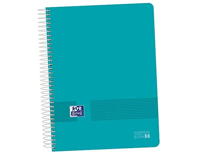 Oxford Europeanbook 8 Live&Go Set de 5 Cuadernos Espiral A4+ Cuadriculados 5 mm