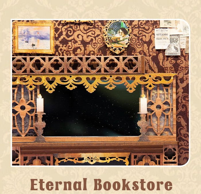 Maqueta Book Nook Eternal Bookstore 23 x 11 cm