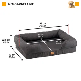 Ferplast Cama Viscoelástica Memory L 93x73x22,5cm
