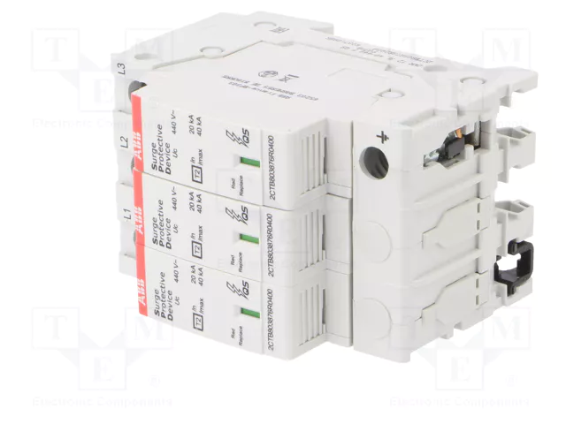 ABB Limitador de sobretensiones Tipo 2 3 polos 40kA