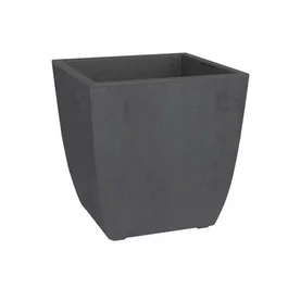 Eda Jardinera DIVA BASALT Gris Antracita Cuadrada 42 L 43,5 x 43,5 x 44,2 cm EDA3086960273408 Caja Interior Extraible