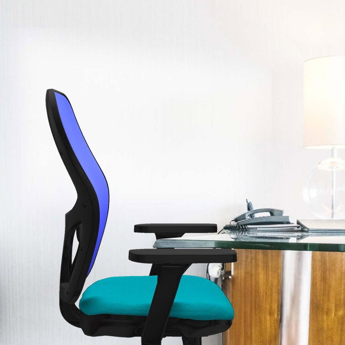 PIQUERAS Y CRESPO Silla de oficina Jorquera con mecanismo Sincro/Traslack, Rojo y Negro PIQUERAS Y CRESPO Silla de oficina Jorquera con mecanismo Sincro/Traslack, Rojo y Negro