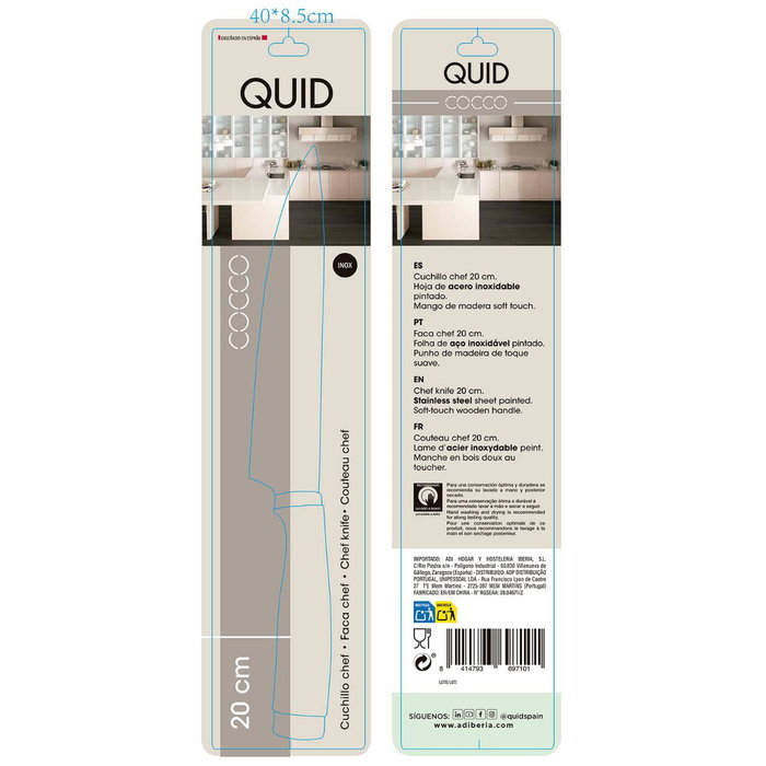 Cuchillo Carnicero Cocco Quid 20 cm