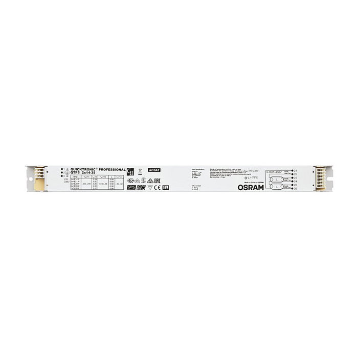 OSRAM Quicktronic QTP5 2x14-35/220-240 2nd Gen EVG 92200234376