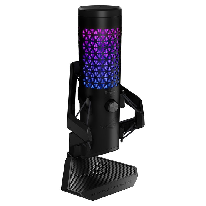 ASUS Micrófono ROG Carnyx USB de Mesa, 24 bit 192 kHz, Cardioide, Negro