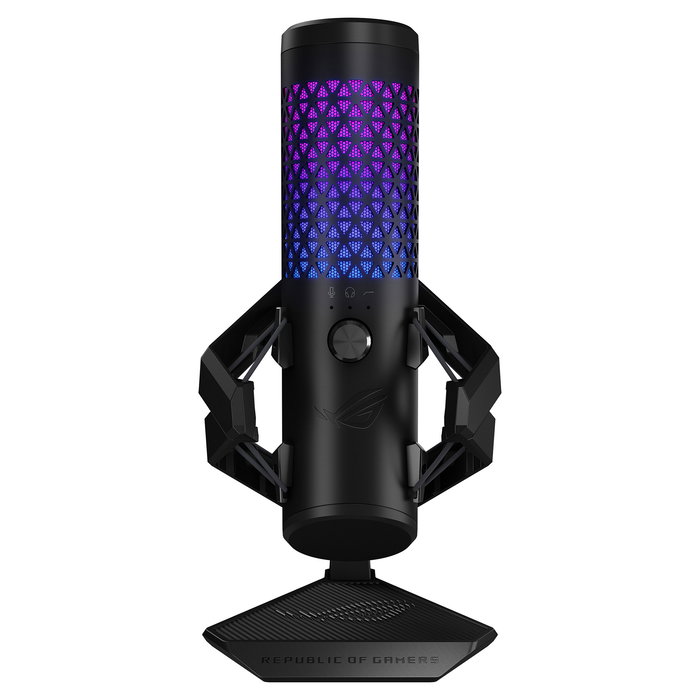 ASUS Micrófono ROG Carnyx USB de Mesa, 24 bit 192 kHz, Cardioide, Negro