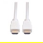 VALUE HDMI High Speed Kabel mit Ethernet 7.5 m Blanco - Cable HDMI con Audio ARC, 3D, 4K Ultra HD y Ethernet, Conector Macho