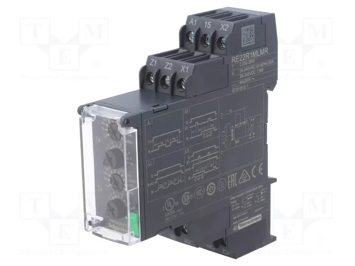 SCHNEIDER ELECTRIC Zelio Time Relé de tiempo SPDT 250VAC/8A 24-240VAC SCHNEIDER ELECTRIC Zelio Time Relé de tiempo SPDT 250VAC/8A 24-240VAC