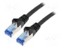 GOOBAY Patch cord S/FTP Cat 6a RJ45 de 1m