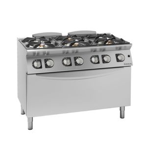ARMAR Cocina de Gas 6 Quemadores con Horno de Gas, Acero Inoxidable ARMAR Cocina de Gas 6 Quemadores con Horno de Gas, Acero Inoxidable