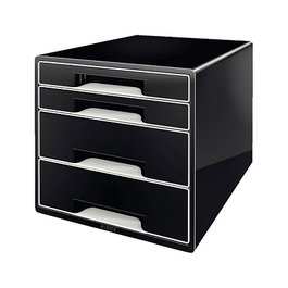 LEITZ Organizador de cajones de sobremesa Dual Desk Cube Negro