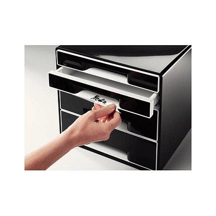 LEITZ Organizador de cajones CUBE 52521095 Negro LEITZ Organizador de cajones CUBE 52521095 Negro