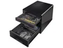 Leitz Fichero Cajones Sobremesa Dual Desk Cube, 2 Cajones Grandes y 2 Pequeños, Negro/Antracita