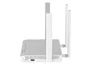 Keenetic Hero 4G+ (KN-2311) Router Inalámbrico 4G/LTE AX1800 con Wi-Fi 6 Mesh, Puertos Gigabit Ethernet, USB 3.0 y 4 Antenas, Gris y Blanco