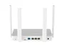 Keenetic Hero 4G+ (KN-2311) Router Inalámbrico 4G/LTE AX1800 con Wi-Fi 6 Mesh, Puertos Gigabit Ethernet, USB 3.0 y 4 Antenas, Gris y Blanco