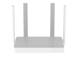 Keenetic Hero 4G+ (KN-2311) Router Inalámbrico 4G/LTE AX1800 con Wi-Fi 6 Mesh, Puertos Gigabit Ethernet, USB 3.0 y 4 Antenas, Gris y Blanco