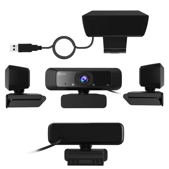 j5create JVCU100-N Cámara Web Full HD con Rotación de 360° j5create JVCU100-N Cámara Web Full HD con Rotación de 360°