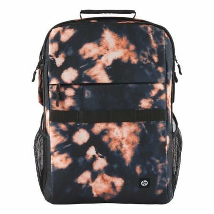 HP Campus XL Tie Dye Backpack Negro y Naranja
