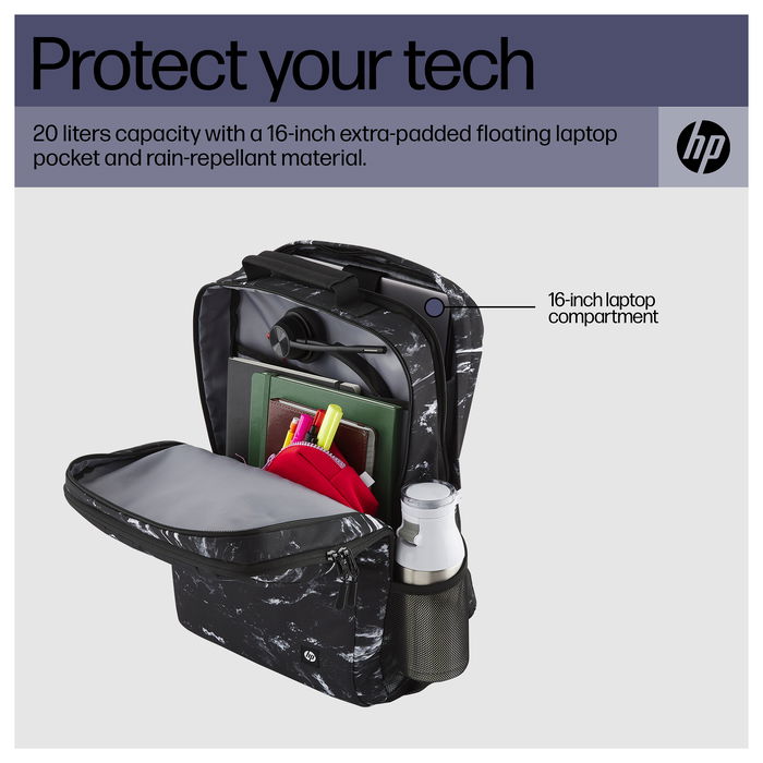 HP Mochila Campus XL Tie dye para portátil de hasta 16.1 pulgadas