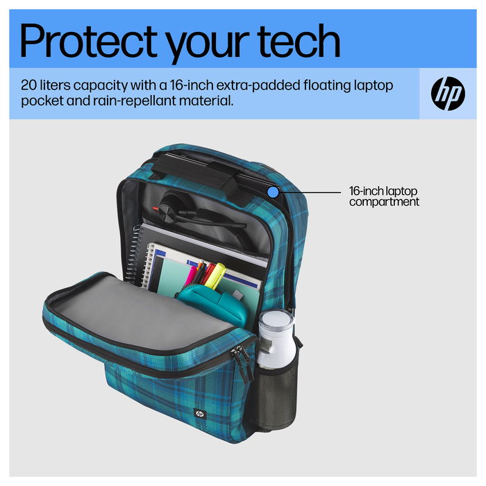 HP Mochila Campus XL Tie dye para portátil de hasta 16.1 pulgadas