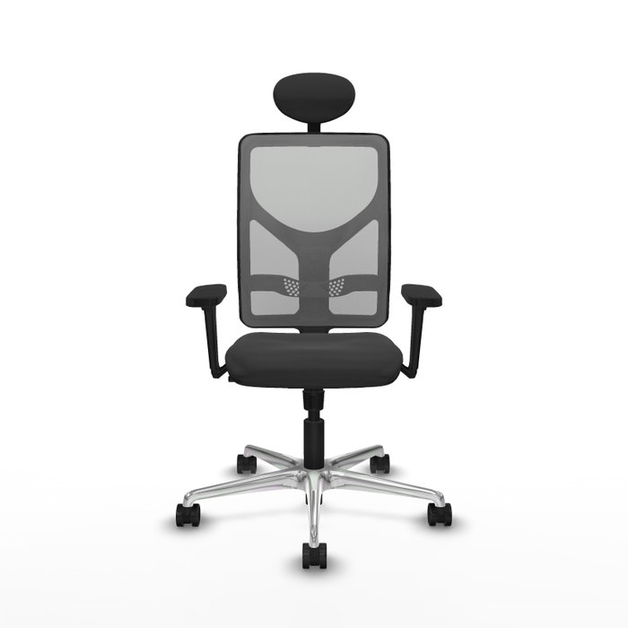 PIQUERAS Y CRESPO Silla de oficina Motilla con mecanismo Sincro Gris
