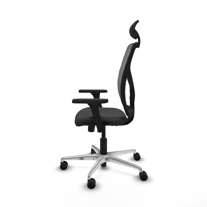 PIQUERAS Y CRESPO Silla de oficina Motilla con mecanismo Sincro Gris