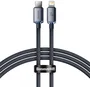 Baseus CAJY000201 Cable de carga USB-C a Lightning 1.2 m Gris para iPhone, iPad y dispositivos móviles