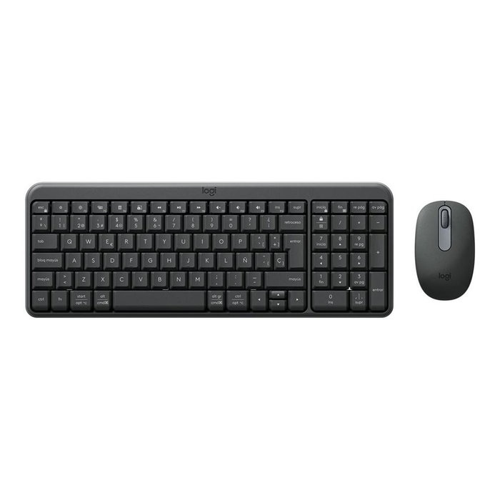 Logitech MK250 Combo de Teclado y Ratón Bluetooth Grafito QWERTY Español