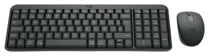Logitech MK250 Combo de Teclado y Ratón Bluetooth Grafito QWERTY Español