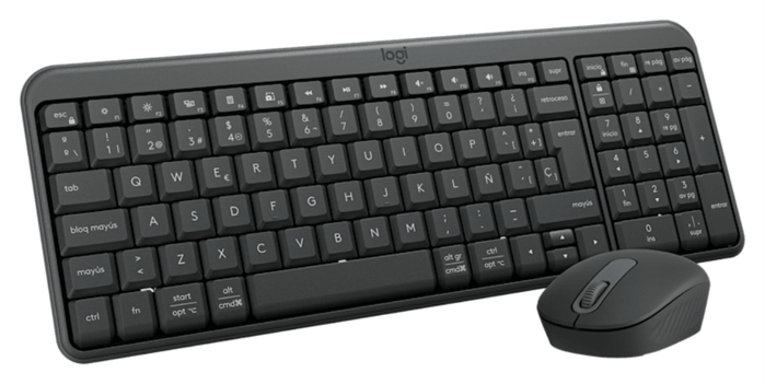 Logitech MK250 Combo de Teclado y Ratón Bluetooth Grafito QWERTY Español