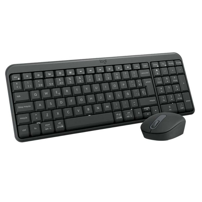 Logitech MK250 Combo de Teclado y Ratón Bluetooth Grafito QWERTY Español