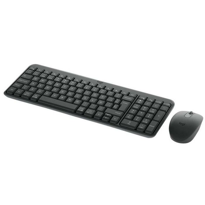 Logitech MK250 Combo de Teclado y Ratón Bluetooth Grafito QWERTY Español