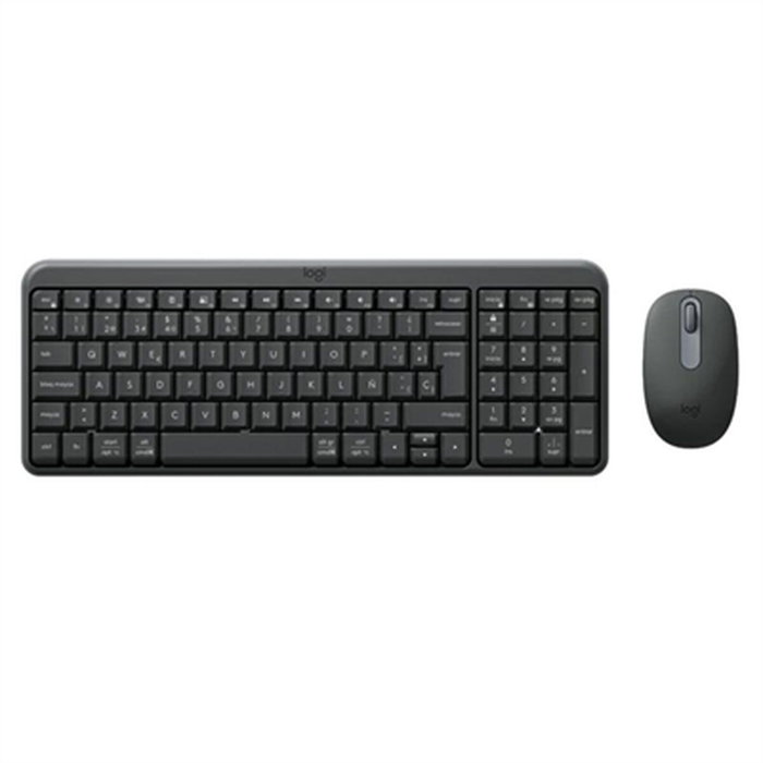 Logitech MK250 Combo de Teclado y Ratón Bluetooth Grafito QWERTY Español