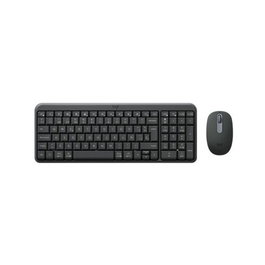 Logitech MK250 Bluetooth Combo Teclado Ratón Negro 1000 DPI 12 Meses Batería