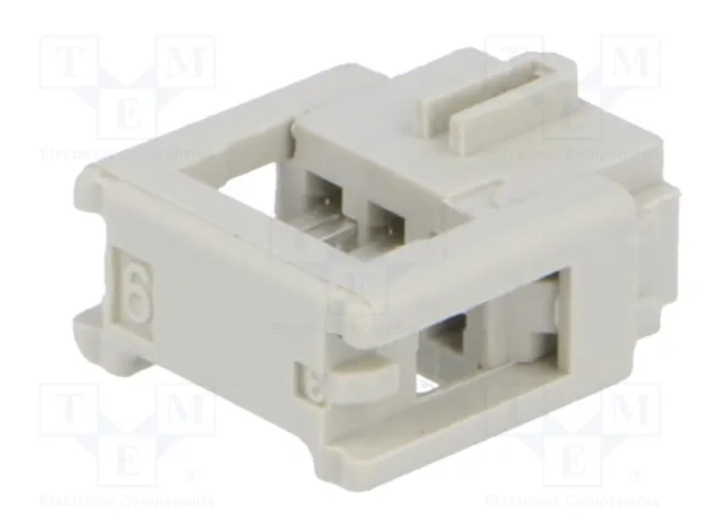 HARTING Conector IDC hembra de 6 pines 2x3 recto