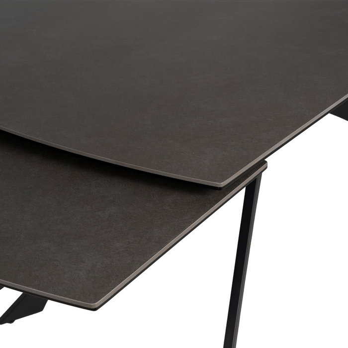 Mesa Extensible Gris Oscuro 180 X 90 X 76 cm Mesa Extensible Gris Oscuro 180 X 90 X 76 cm