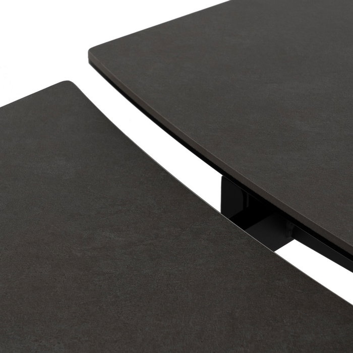 Mesa Extensible Gris Oscuro 180 X 90 X 76 cm Mesa Extensible Gris Oscuro 180 X 90 X 76 cm