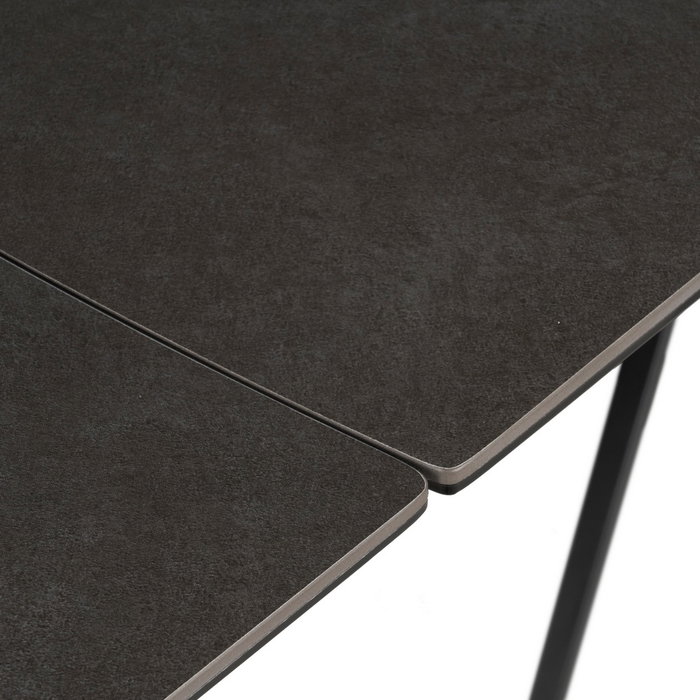 Mesa Extensible Gris Oscuro 180 X 90 X 76 cm Mesa Extensible Gris Oscuro 180 X 90 X 76 cm