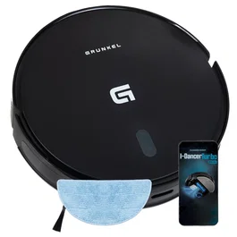 Grunkel I-DANCERTURBOBRUSH Robot Aspirador Fregador con Wi-Fi, Navegación Láser, 5000 Pa, 0.25L, Negro