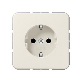 Jung CD1520 Enchufe de Pared Schuko Blanco 1 Toma, Tipo F 16A 250V