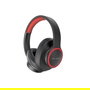 Elbe ABT-B26-N Auricular de Diadema Bluetooth Plegable Negro/Rojo con Micrófono y Aux-in