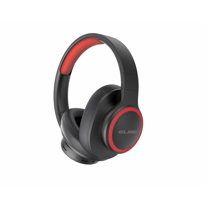Auriculares ELBE Negro Rojo Auriculares ELBE Negro Rojo