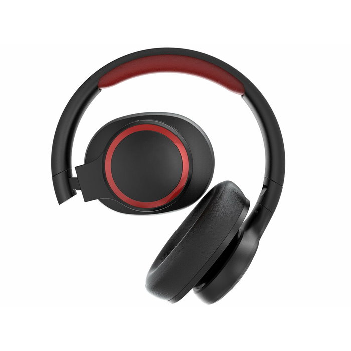 Auriculares ELBE Negro Rojo Auriculares ELBE Negro Rojo