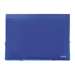Clasificador Acordeon Dohe Pp Opaco A4 13 Dptos.Gomas Azul