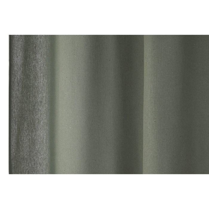 DKD Home Decor Cortina de Algodón Reciclado con Flecos Verde DKD Home Decor Cortina de Algodón Reciclado con Flecos Verde